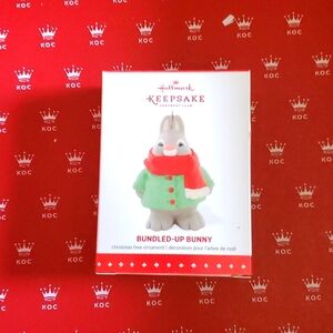 2015 Bundled-up Bunny Ornament member exclusive